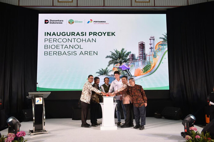 dukung swasembada energi dan pangan, pertamina nre luncurkan inovasi bioethanol berbasis aren