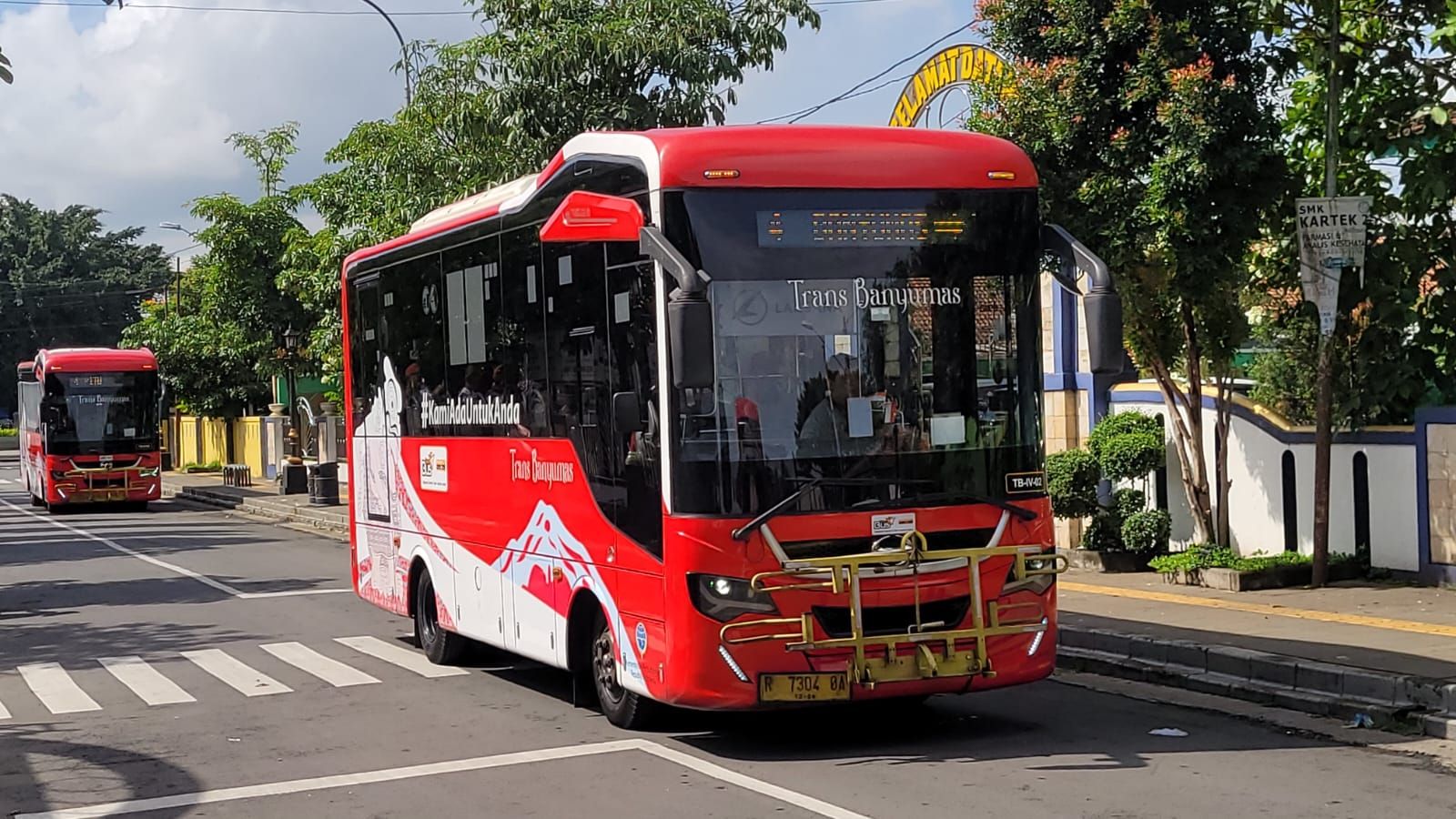 bus trans banyumas rute baru