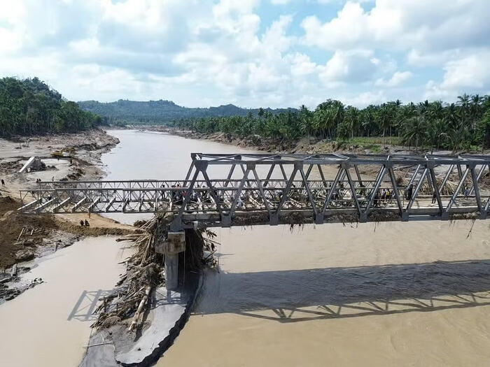 kementerian pu pasang 5 jembatan darurat di jalur pidie–takengon hingga banda aceh–medan secara bertahap