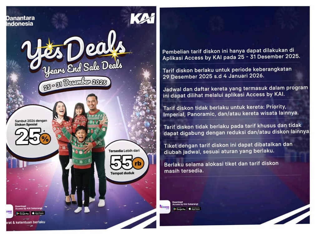 libur akhir tahun lebih hemat, kai daop 7 madiun beri diskon 25 kelas eksekutif hingga rp390 ribuan