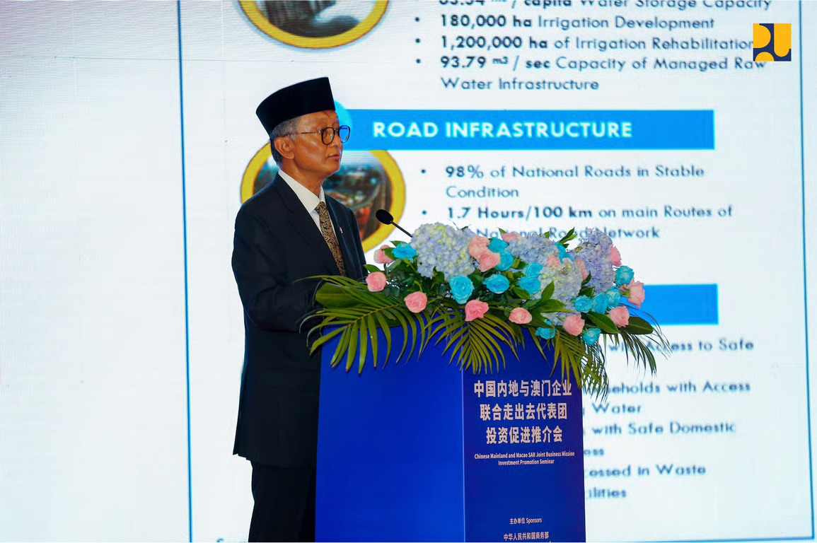 menteri pu dody hanggodo paparkan arah pembangunan infrastruktur nasional di forum investasi indonesia china
