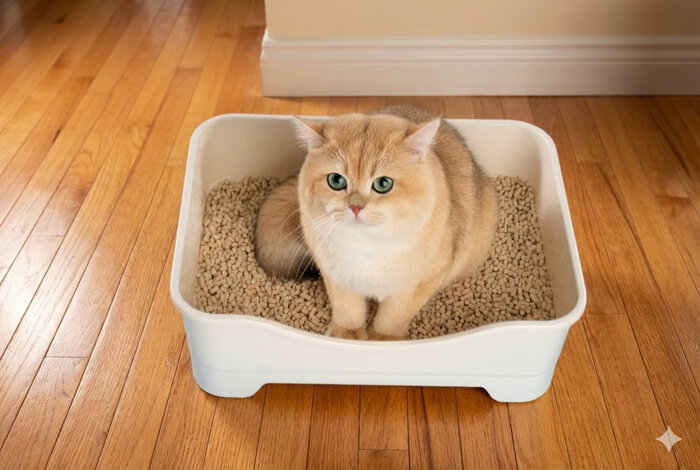 pilihan jenis pasir kucing tidak berdebu