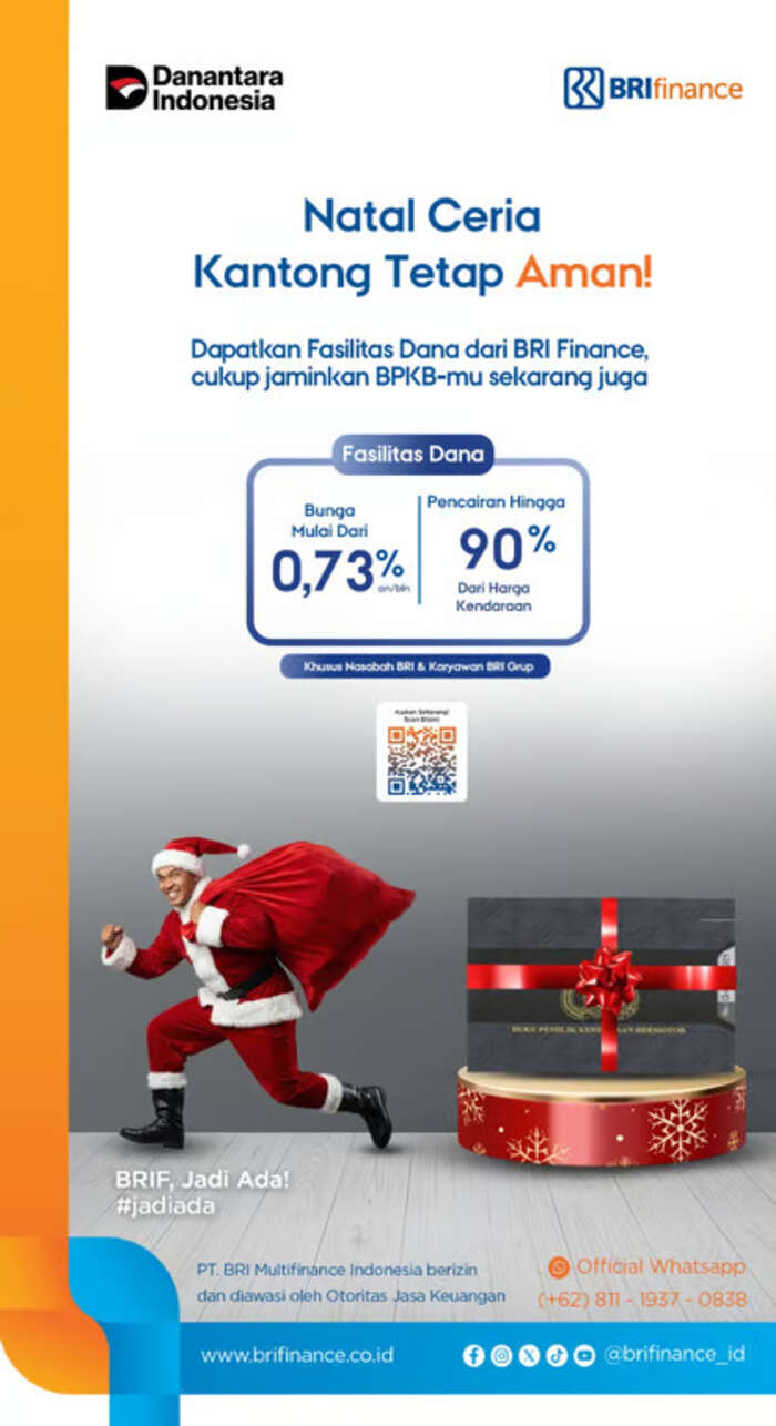 sambut liburan akhir tahun, bri finance hadirkan program dana spesial
