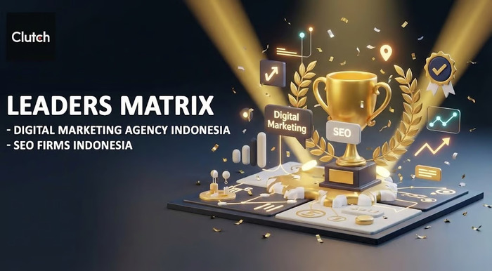 doxadigital masuk dalam clutch leaders matrix 2026 untuk kategori digital marketing agency dan seo agency di indonesia (1)
