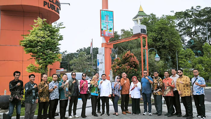 drone menjadi bagian smart pole pemkab sumedang