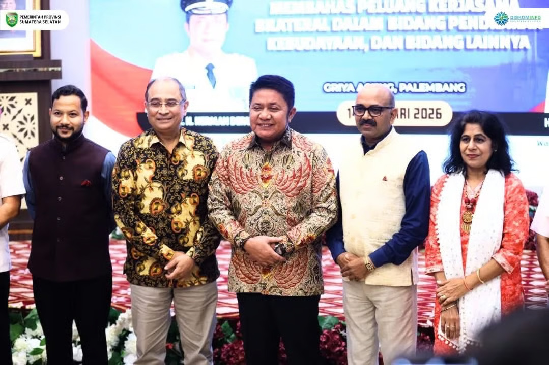 kedutaan besar india tegaskan komitmen perluasan kerjasama strategis dengan sumatera selatan