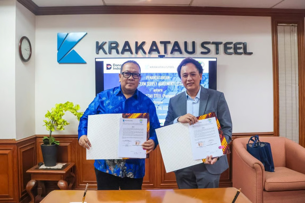 krakatau steel perkuat pondasi bisnis dengan komitmen pasokan jangka panjang dan sinergi strategis