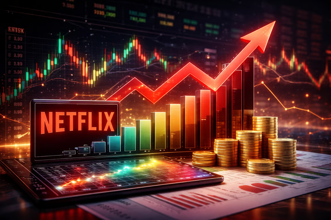 netflix catat laba naik 29% yoy, saham tetap melemah