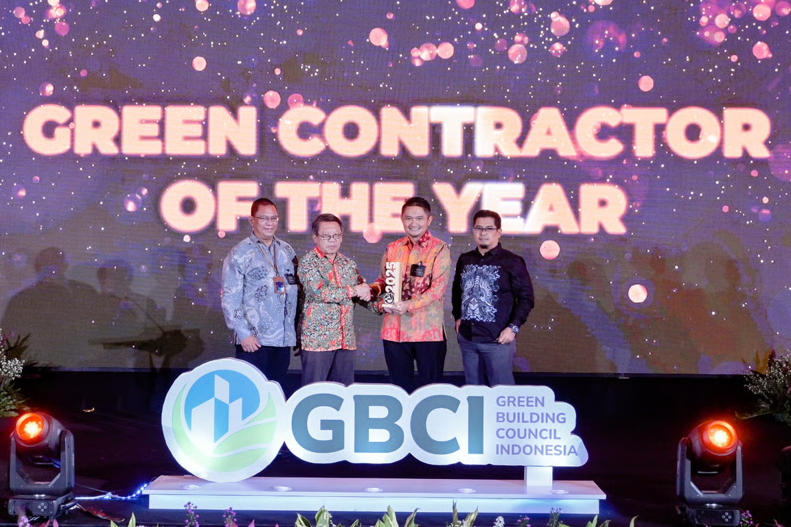 ptpp dinobatkan sebagai best green contractor of the year 2025, satu satunya bumn konstruksi peraih greenship awards