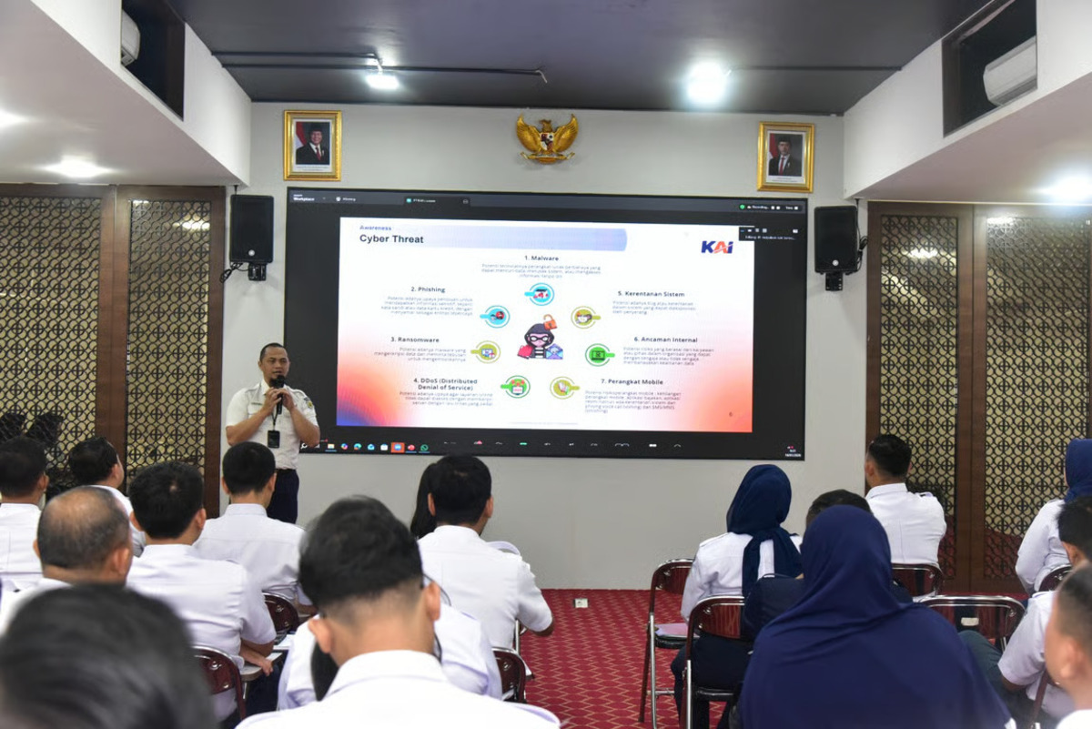 tingkatkan pemahaman pentingnya data pribadi, kai services gelar sosialisasi pelindungan data pribadi untuk seluruh pekerja