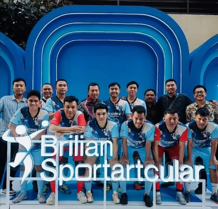 aktif dan kompetitif, tim futsal bri region 6jakarta 1 ramaikan berbagai turnamen