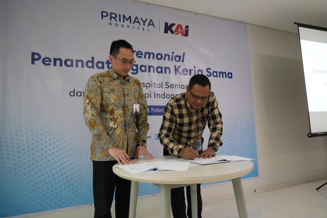 kai daop 4 semarang perkuat layanan kesehatan pegawai melalui kolaborasi dengan primaya hospital