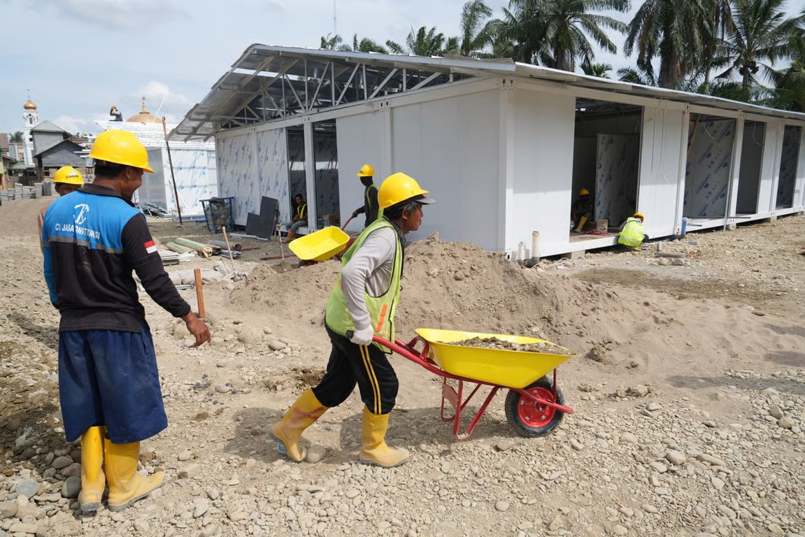 masuki masa transisi pemulihan pascabencana, kementerian pu lanjutkan program rehabilitasi infrastruktur dasar di provinsi aceh