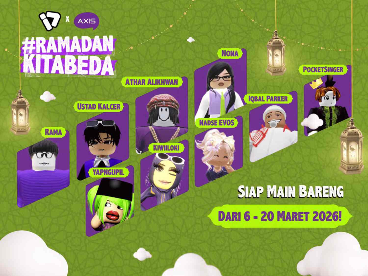axis dan evos hadirkan pengalaman ramadan interaktif di roblox lewat aktivasi ramadankitabeda