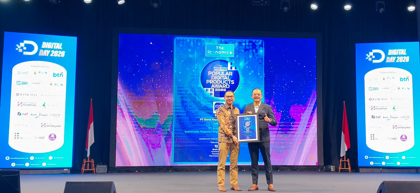bank raya raih penghargaan indonesia popular digital product awards 2026, perkuat posisi sebagai bank digital pilihan masyarakat