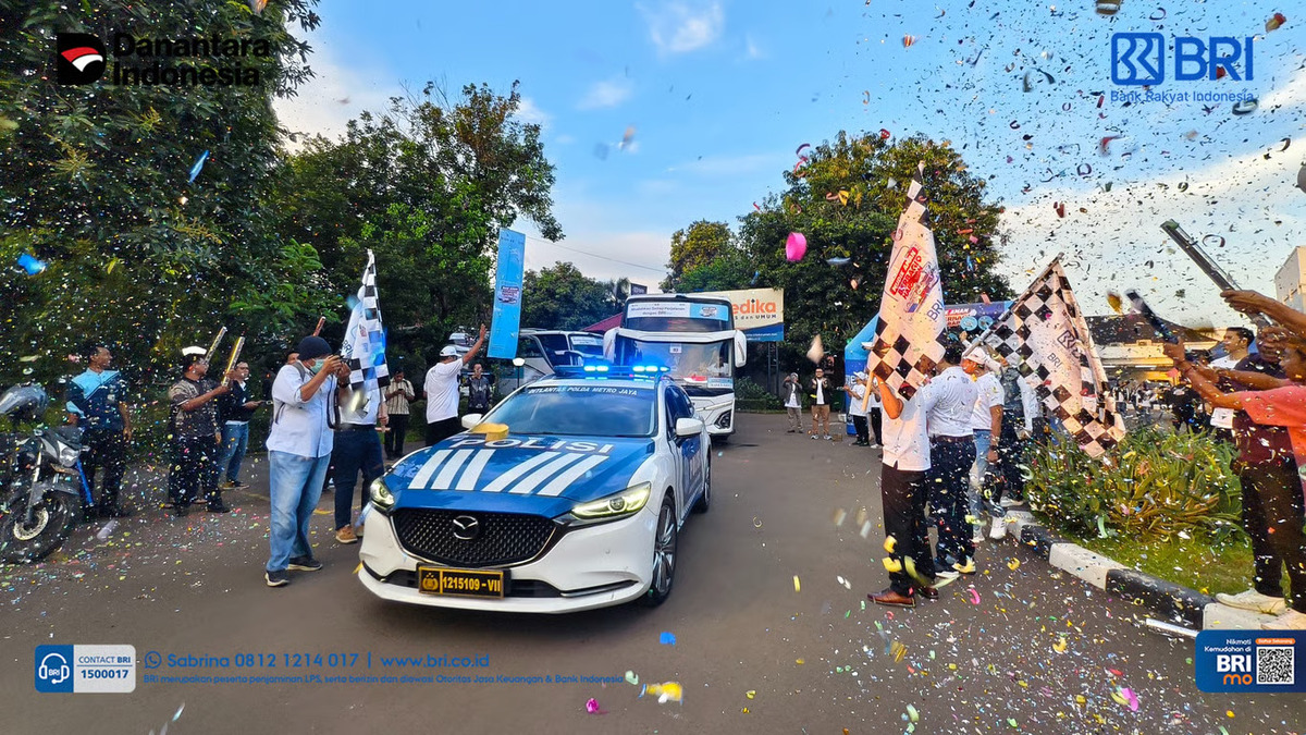 mudik bersama, berbagi harapan 2026 bri regional office jakarta 1 lepas ratusan pemudik (1)