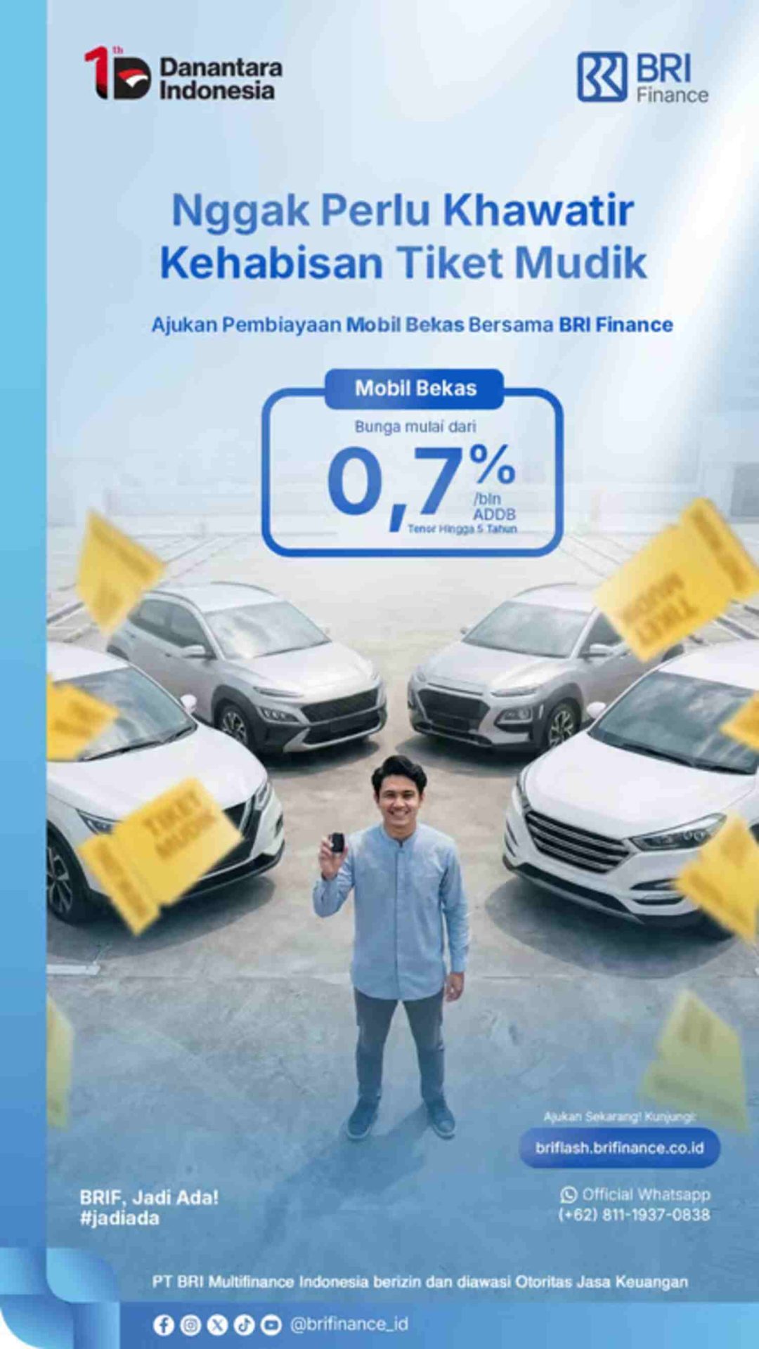 mudik lebih nyaman, bri finance tawarkan pembiayaan mobil bekas dengan bunga mulai dari 0,7%