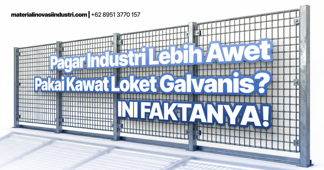 pagar industri lebih awet pakai kawat loket galvanis ini faktanya