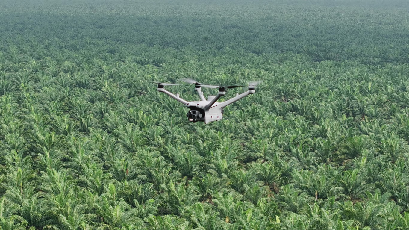 pemantauan keamanan hutan dan deteksi kebakaran lahan dengan dji dock 3