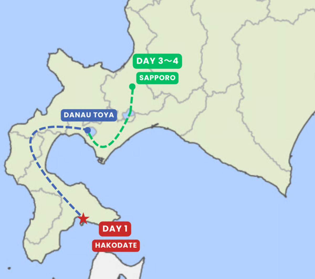 rekomendasi itinerary musim panas di hokkaido