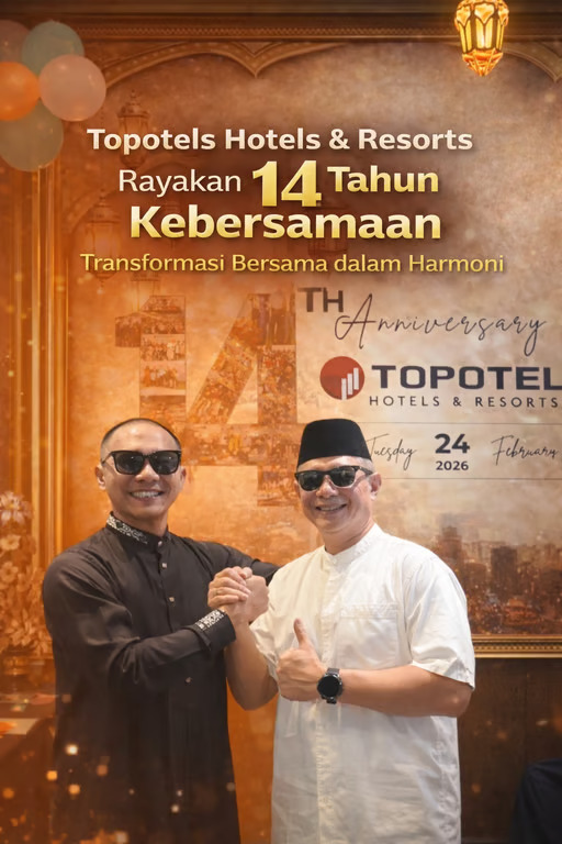 topotels hotels & resorts rayakan 14 tahun kebersamaan, membuka babak baru “from the heart in harmony”