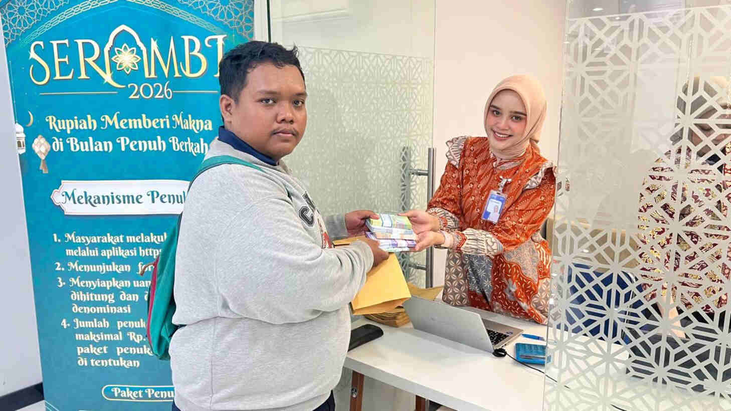 wujudkan berkah ramadan, bri bo jakarta tanjung priok sukses gelar layanan penukaran uang serambi 2026