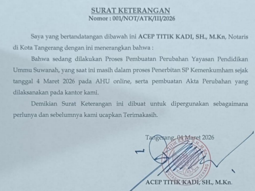 yayasan pendidikan ummu suwanah