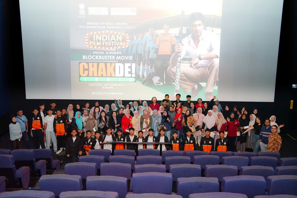 pemutaran film chak de india di bandung perkuat diplomasi india–indonesia