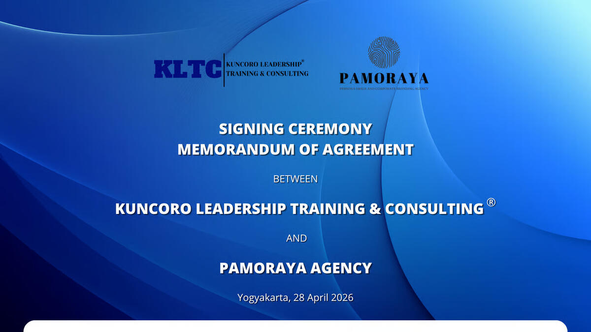 satukan leadership dan personal branding dalam pengembangan sdm, kltc melakukan moa dengan pamoraya agency