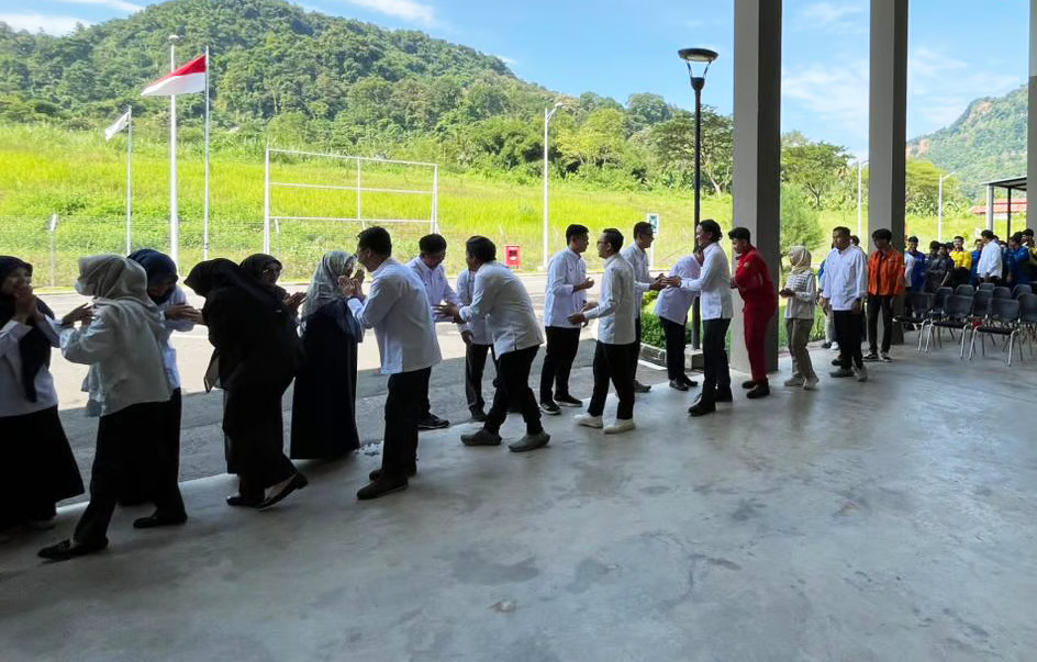 suasana hangat pasca lebaran, ubp jatigede laksanakan kegiatan halal bihalal idul fitri 1447 h & coffee morning