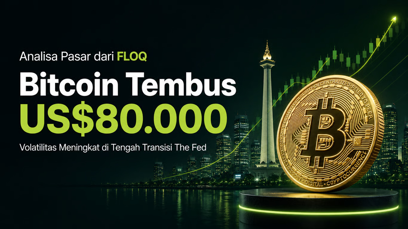bitcoin tembus us 80.000, pasar diuji transisi the fed dan perpecahan fomc