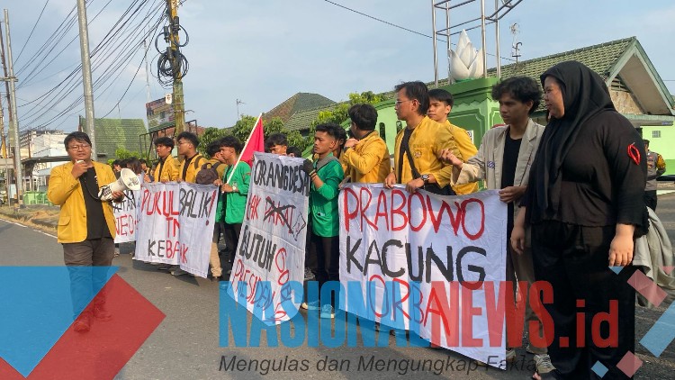demo aliansi mahasiswa banyumas