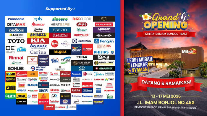 grand opening mitra10 imam bonjol bali, lengkapi kebutuhan rumah dengan promo menarik (1)