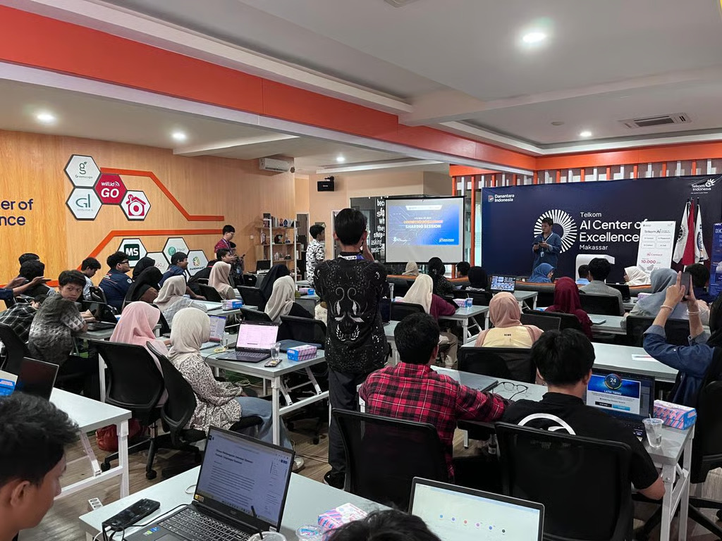 ice skill up 2026 digelar di telkom ai center makassar, fokus latih desain dan web development berbasis ai