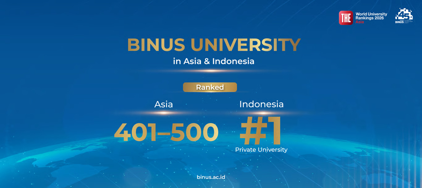 konsistensi yang dijaga binus university kembali jadi pts nomor 1 di indonesia versi the asia university rankings 2026
