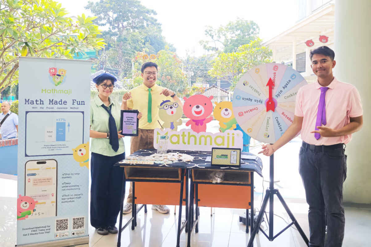 mathmaji, aplikasi pembelajaran matematika global bergaya jepang, meraih respons positif di mid term fair indonesia mathmaji, aplikasi pembelajaran matematika global bergaya jepang, meraih respons positif di mid term fair indonesia