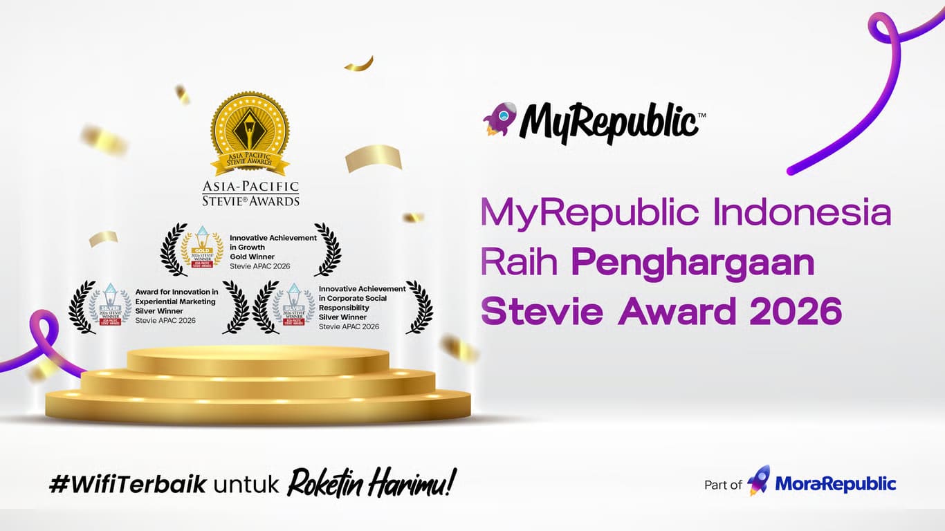 myrepublic indonesia raih tiga penghargaan di stevie awards asia pacific 2026, perkuat komitmen inovasi dan kualitas layanan (1) myrepublic indonesia raih tiga penghargaan di stevie awards asia pacific 2026, perkuat komitmen inovasi dan kualitas layanan (1)