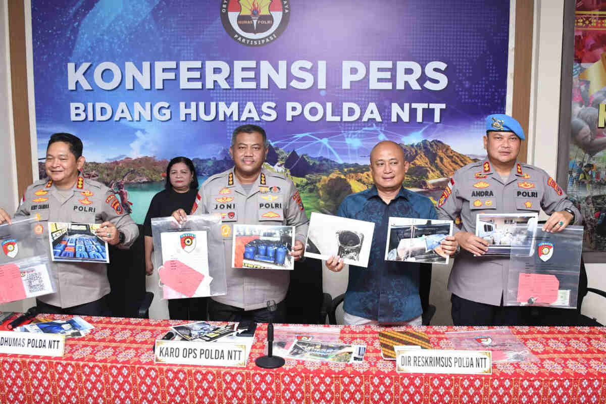 polda ntt putus rantai mafia bbm 27 kasus terungkap, hak rakyat diselamatkan