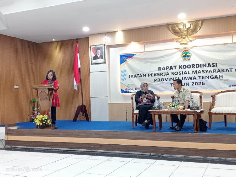 rakor ikatan pekerja sosial masyarakat jawa tengah tahun 2026