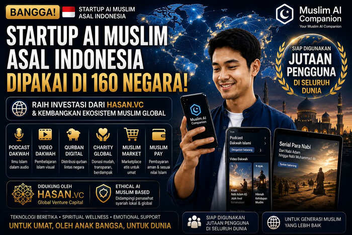 tembus pasar global di 160 negara, muslim ai companion transformasi jadi super app ummah internasional