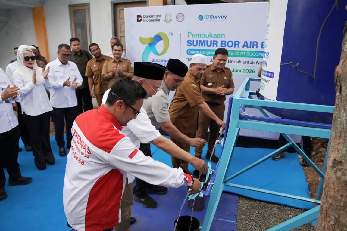 abpednas dan sucofindo hadirkan akses air bersih bagi masyarakat desa di aceh besar