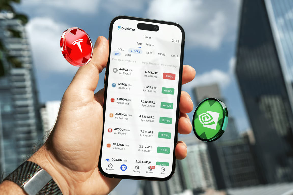 bittime investor pantau hasil negosiasi as iran, aset tokenized saham as dapat dicermati