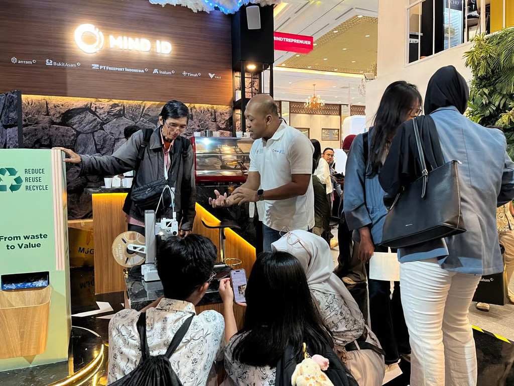 booth mineralive mind id jadi inspirasi ekonomi sirkular di invirotech 2026