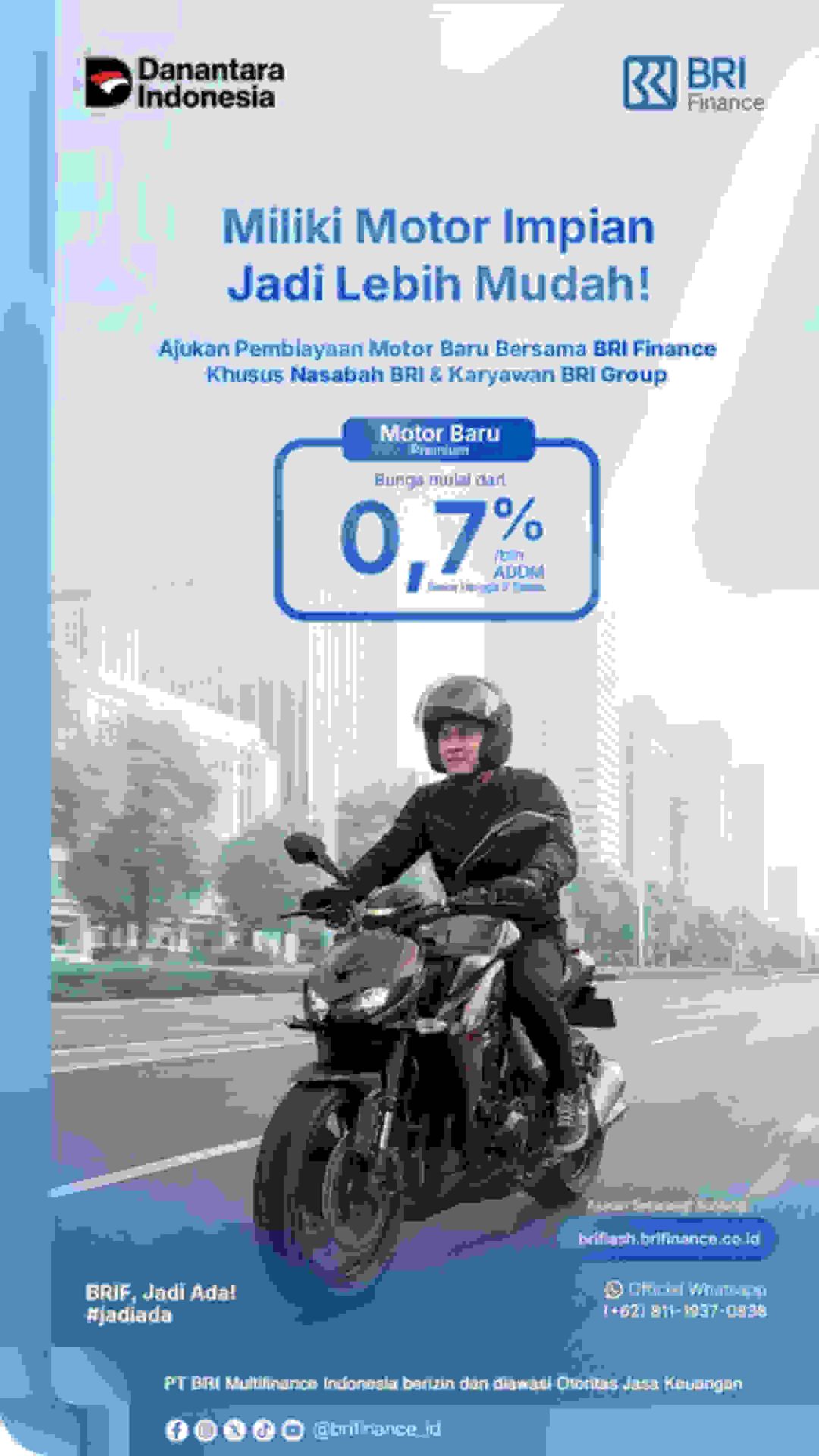 hadirkan pembiayaan motor baru premium