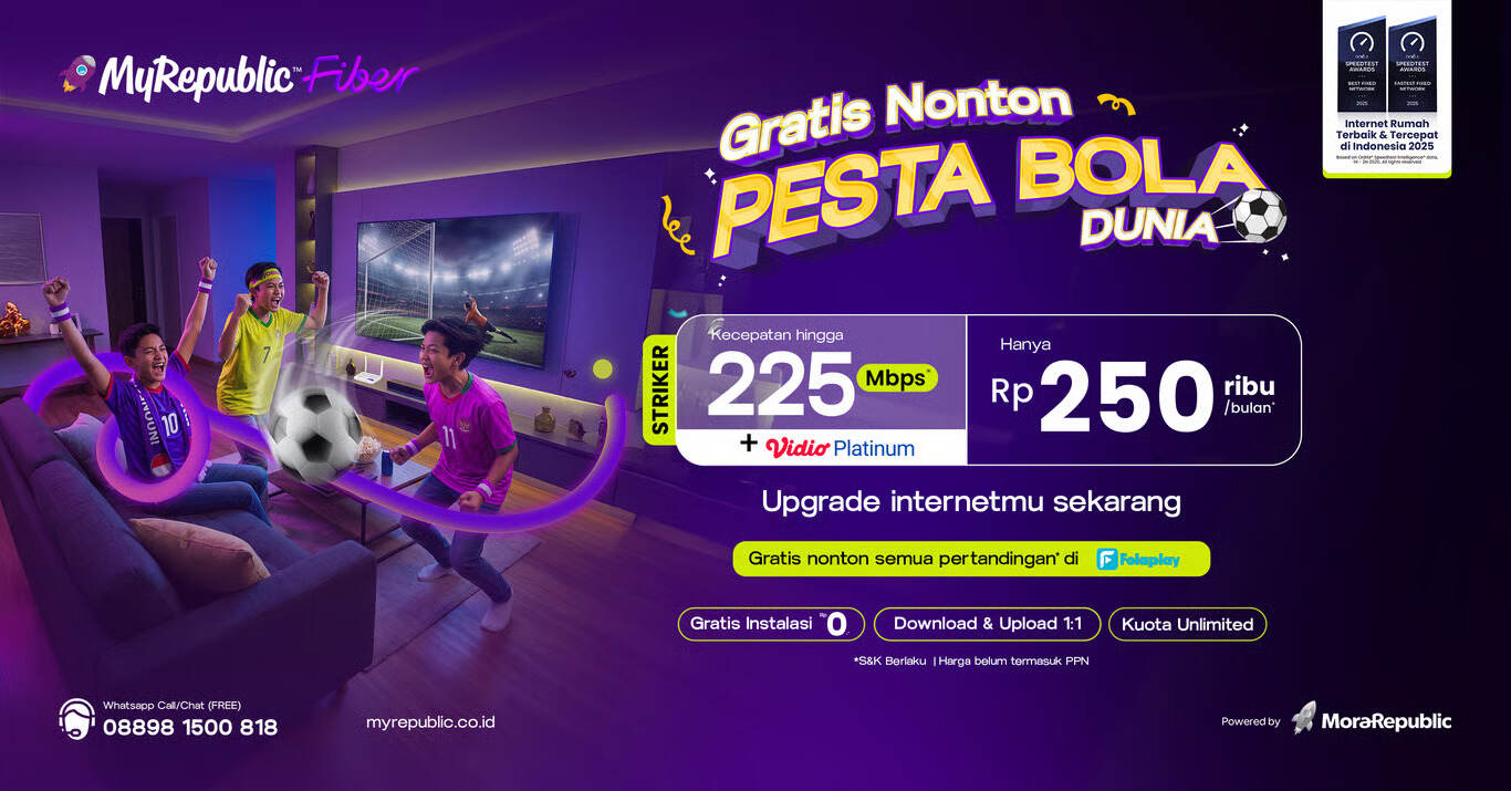 myrepublic fiber hadirkan akses gratis nonton piala dunia 2026 untuk pelanggan (3) myrepublic fiber hadirkan akses gratis nonton piala dunia 2026 untuk pelanggan (3)