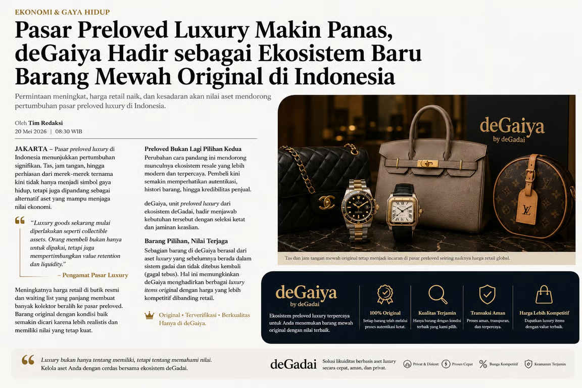 pasar preloved luxury makin panas pasar preloved luxury makin panas