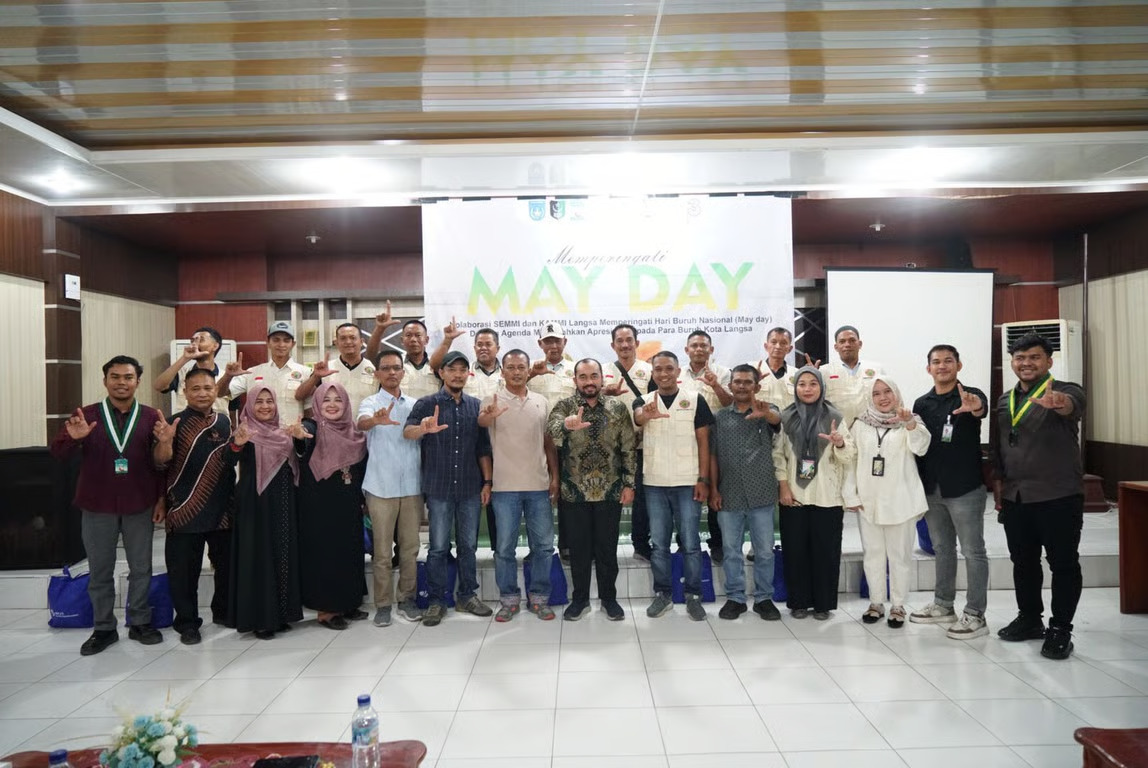peringati hari buruh nasional, holding perkebunan nusantara melalui ptpn iv regional vi berikan apresiasi kepada pekerja di kota langsa peringati hari buruh nasional, holding perkebunan nusantara melalui ptpn iv regional vi berikan apresiasi kepada pekerja di kota langsa