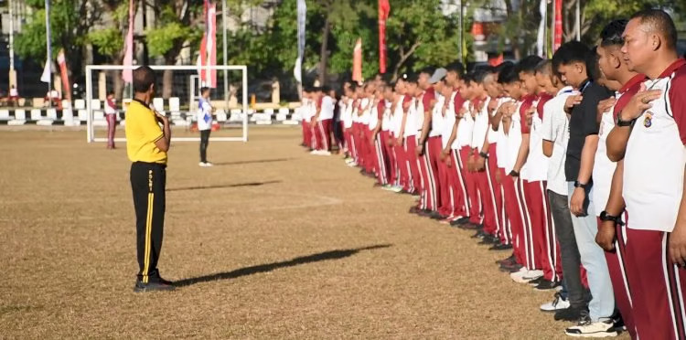 polda ntt sambut hut ke 80 bhayangkara dengan perkuat personel dari dalam lewat terapi useft massal