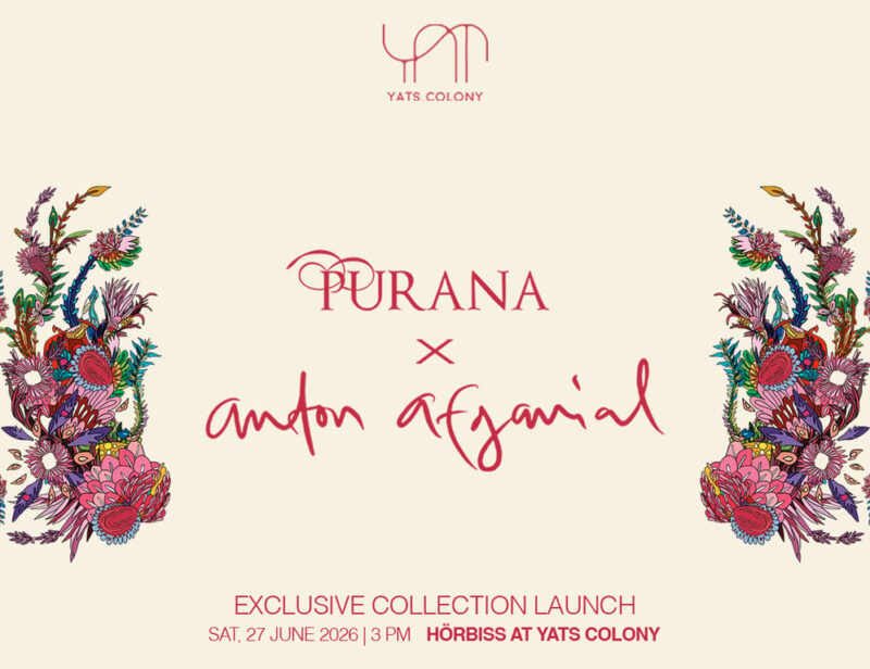 sneak peek purana dan puragraph umumkan kolaborasi livable art revolusioner bersama afganial di yats colony yogyakarta