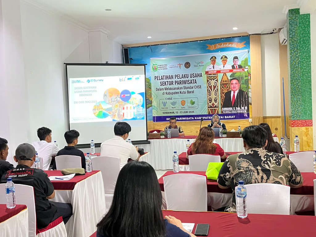 sucofindo dorong transformasi pariwisata kutai barat melalui penerapan sni 90422021 chse